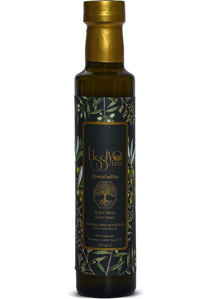 Erken Hasat Soğuk Sıkım Naturel Sızma Zeytinyağı 250 ml