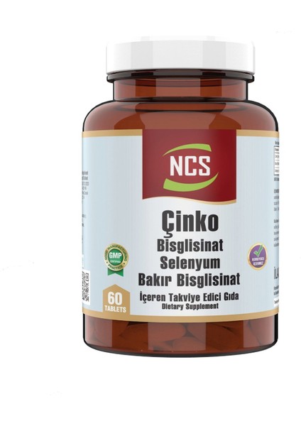 Çinko Zinc Selenyum Bakır 60 Tablets + Hap Kutusu fiyatları