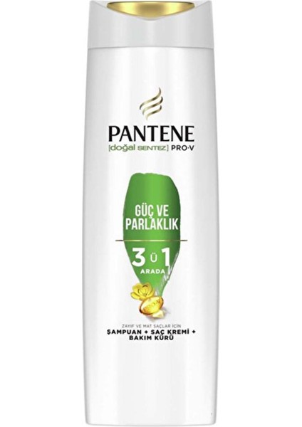 400 ml Şampuan Güçlü Parlak 3 In 1 Şampuan