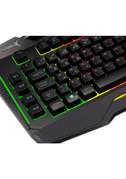 Giantpeak Mekanik Hisli Rgb Işık Makrolu Sese Duyarlı Standart Q Gaming Oyuncu Klavyesi