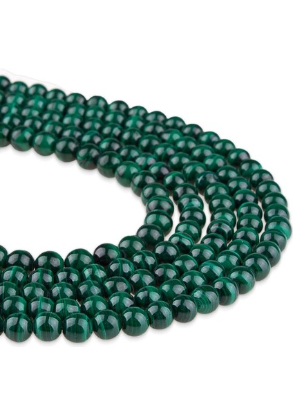 6 mm Malahit ( Malakit ) Doğal Taş Dizi