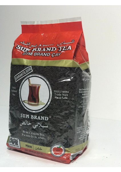 Sumbrand Pekoe Şeffaf Poşet İthal Siyah Çay 250 gr