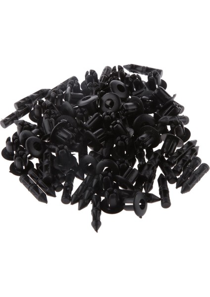 50 Adet 6mm Delik Plastik Perçinler (Yurt Dışından)