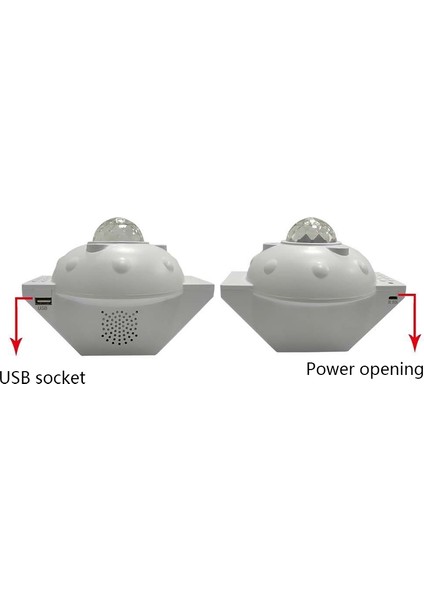 SC522-01 Yıldızlı Gökyüzü Projeksiyon Işığı Beyaz (Yurt Dışından)