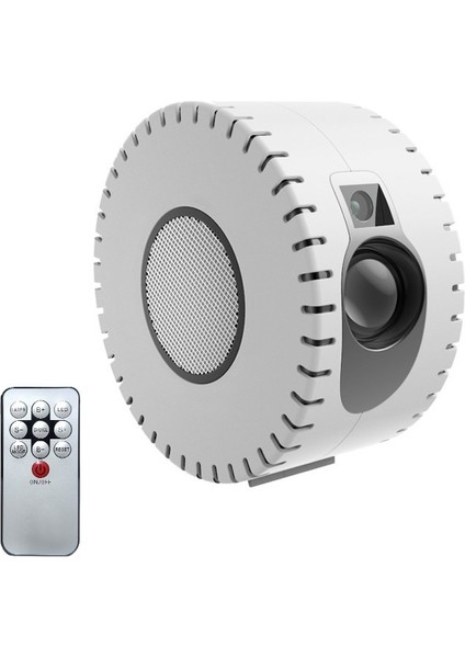 Lazer Yıldızlı Gökyüzü Projeksiyon Işığı USB Fişi Beyaz (Yurt Dışından)