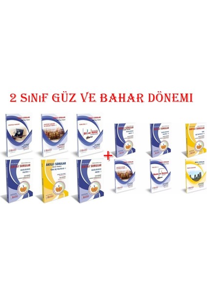 AÖF Uluslararası İlişkiler 2. Sınıf 3 ve 4. Dönem Konu Anlatımlı Soru Bankası Set