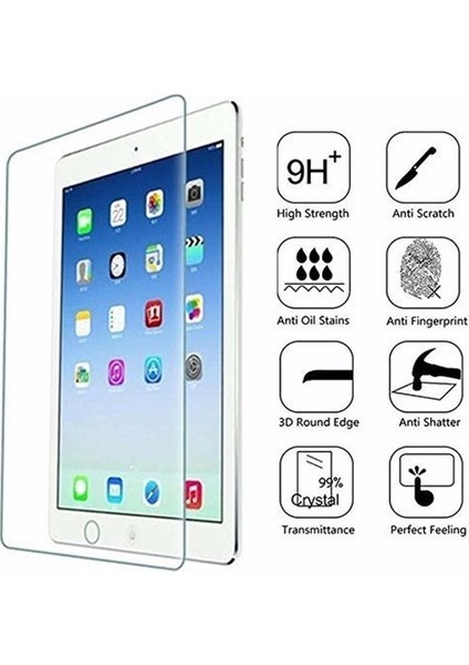 Apple iPad 8.nesil (2020) 10.2 Inç (A2270/A2428/A2429/A2430) Nano Teknoloji Ekran Koruyucu Nano Cam