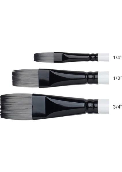: Sentetik Uzun Sap One Stroke Fırça No : 3/4 modelleri