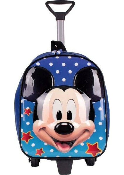 Miki Fare Çekçekli Sırt Ana Okul Kreş Çanta