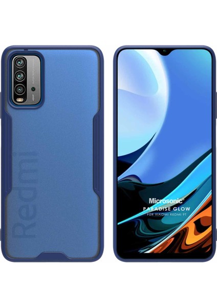 Xiaomi Redmi 9t Kılıf Paradise Glow Lacivert