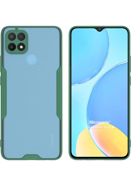 Oppo A15 Kılıf Paradise Glow Yeşil