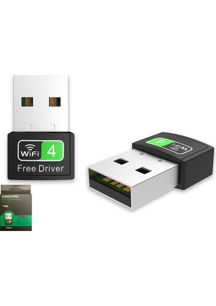 W-4 300MBPS USB Wifi Alıcı Adaptör