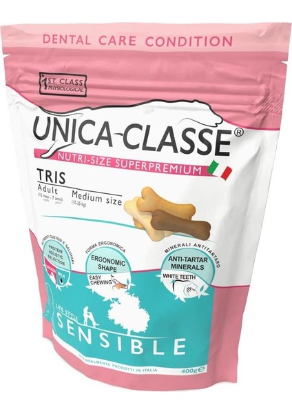 Tris Sensible Orta Irk Yetişkin Köpek Ödülü 400 gr