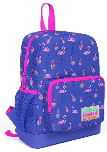 Kids Lavanta Flamingo Desenli Iki Bölmeli Ilkokul Sırt Çantası 23308