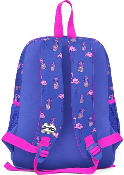 Kids Lavanta Flamingo Desenli Iki Bölmeli Ilkokul Sırt Çantası 23308 modelleri