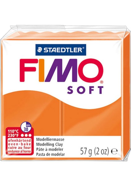 Fimo Soft Polimer Kil - Mandarine - 57G
