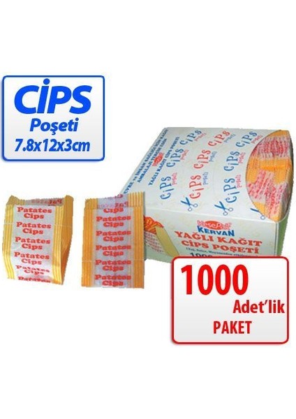 Kese Cips Poşeti 1000 Adetli