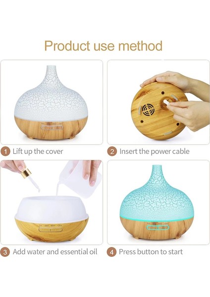 400 ml Aromaterapi Uçucu Yağ Difüzörü (Yurt Dışından) fırsatları