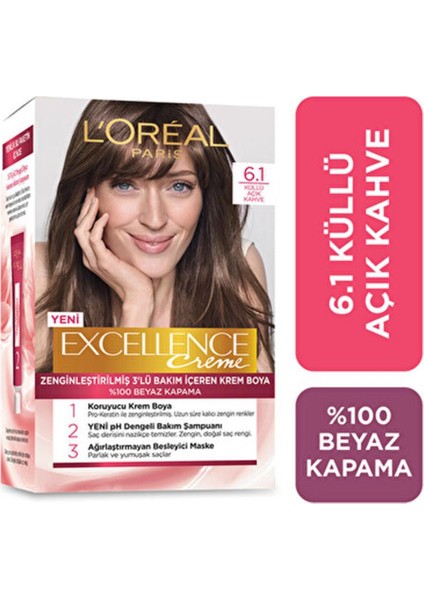 Loreal Paris Marka: L'oreal Paris Excellence Excellence Creme 6.1 Saç Boyası Kategori: Saç Boyası