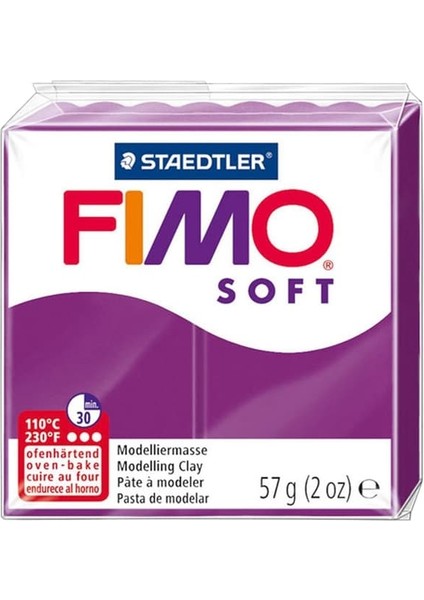 Fimo Soft Polimer Kil - Purpure - 57G