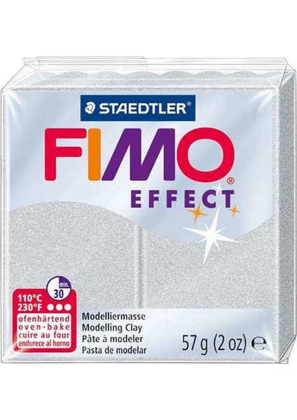 Fimo Effect Polimer Kil - Metallic Silver - 57G