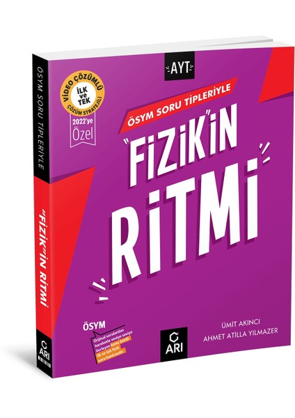 Arı Yayıncılık AYT Fizikin Ritmi Yeni 2022