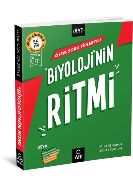 Arı Yayıncılık AYT Biyolojinin Ritmi Yeni 2022