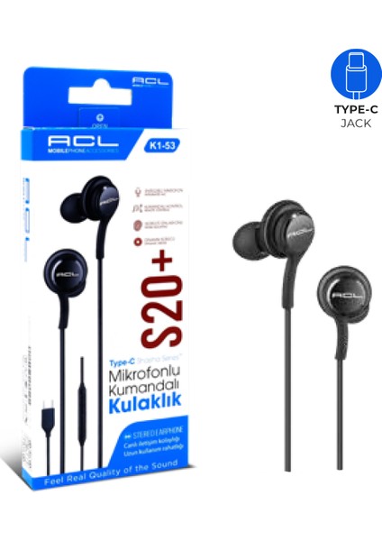 Kablolu Kulakiçi Kulaklık K1-53