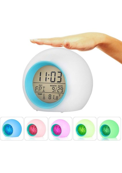 LED 7 Renk Değişen Dijital Çalar Saat (Yurt Dışından)