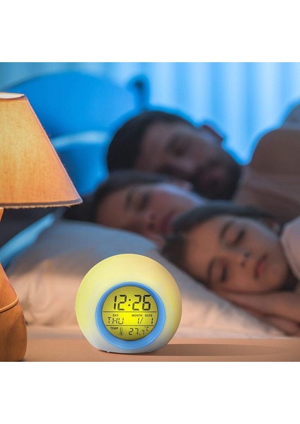 LED 7 Renk Değişen Dijital Çalar Saat (Yurt Dışından) fiyatları