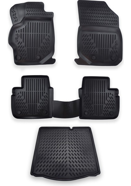 Peugeot 301 Sedan Araca Özel Paspas ve Bagaj Havuzu