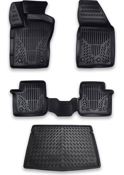 FIAT EGEA CROSS İle Uyumlu - PSN Araca Özel Paspas ve Bagaj Havuzu