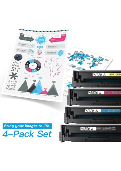 Canon CRG-054 4'lü Toner Seti modelleri