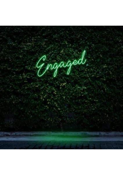 Engaged Neon Duvar Yazısı Dekoratif Duvar Aydinlatmasi Gece Lambası