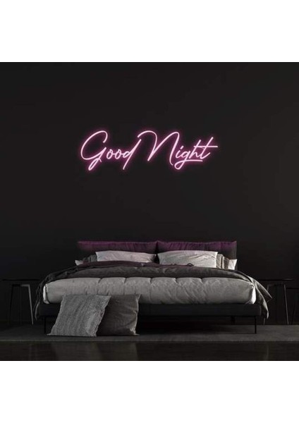Neon Duvar Yazısı Dekoratif Duvar Aydinlatmasi Gece Lambası