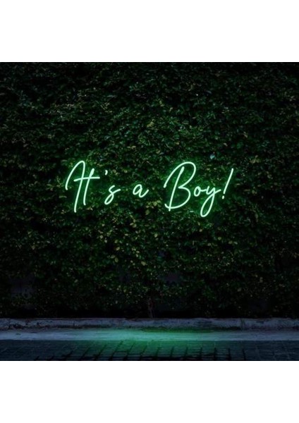 It's A Boy Neon Duvar Yazısı Dekoratif Duvar Aydinlatmasi Gece Lambası