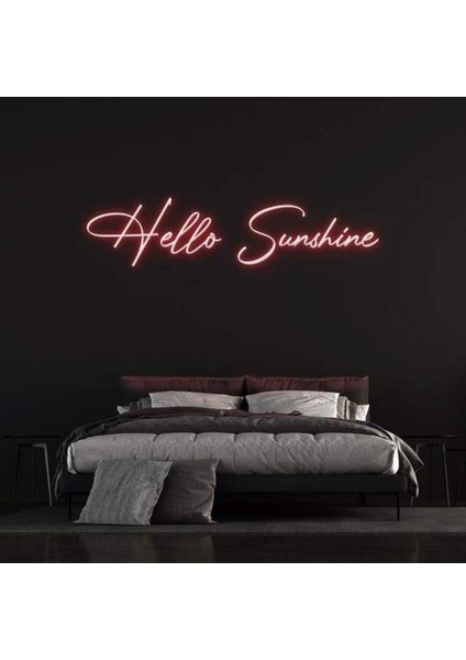 Hello Gorgeous Neon Duvar Yazısı Dekoratif Duvar Aydinlatmasi Gece Lambası