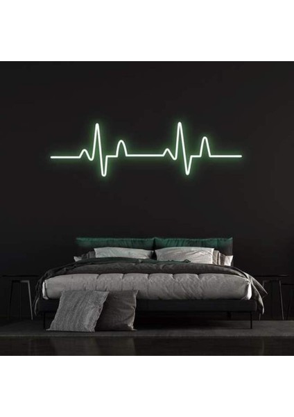 Pulse Neon Duvar Yazısı Dekoratif Duvar Aydinlatmasi Gece Lambası