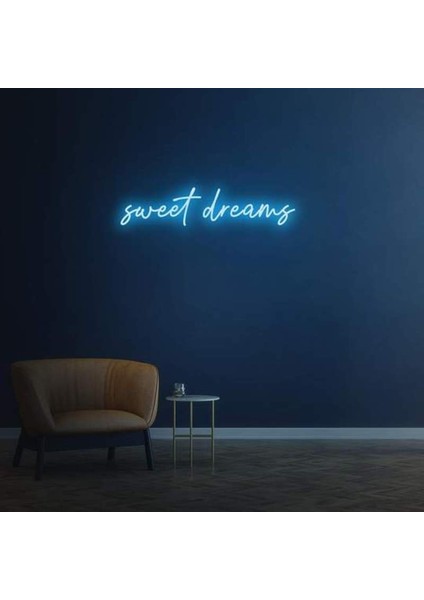 Sweet Dream Neon Duvar Yazısı Dekoratif Duvar Aydinlatmasi Gece Lambası