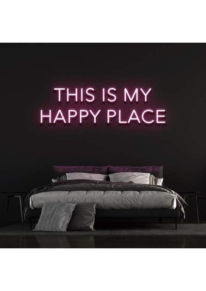 Thıs Must Be The Place Neon Duvar Yazısı Dekoratif Duvar Aydinlatmasi Gece Lambası