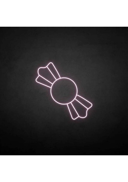 Noel Şekeri Yılbaşı Neon Duvar Yazısı Dekoratif Duvar Aydinlatmasi Gece Lambası