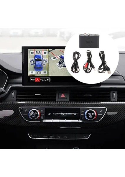 Taşınabilir Alıcı Bluetooth 5.0 Nfc 2 Rca Ses Adaptörü Müzik Akışı Için