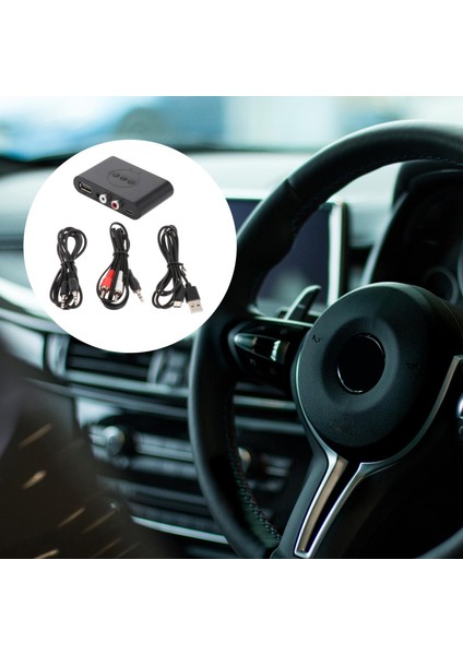 Taşınabilir Alıcı Bluetooth 5.0 Nfc 2 Rca Ses Adaptörü Müzik Akışı Için