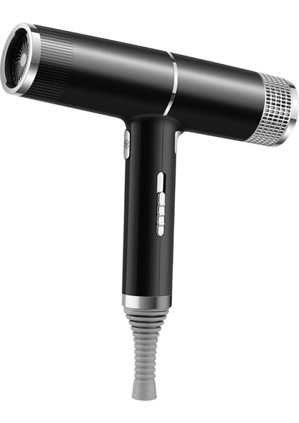 Konsantratör Difüzör Siyah ile Profesyonel Iyonik Saç Kurutma Makinesi Saç Üfleyici