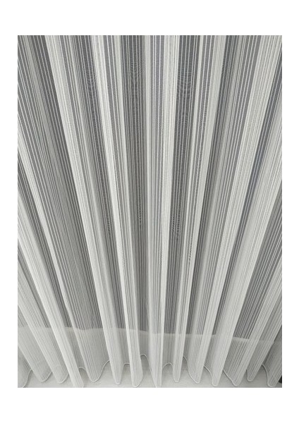 Tül Perde Çizgili Sade Spor Ütü Istemez Kaliteli Tül Perde 1 X 3 Sık Pileli fiyatları