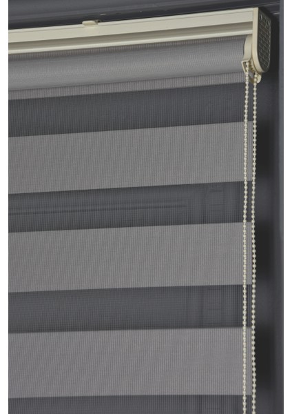 Gri Renkli Mutfak Oda Salon Ofis Cam Balkon zebra Stor Perde modelleri