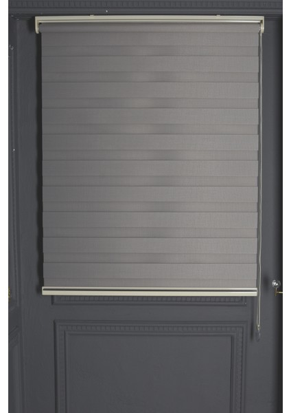 Gri Renkli Mutfak Oda Salon Ofis Cam Balkon zebra Stor Perde fırsatları