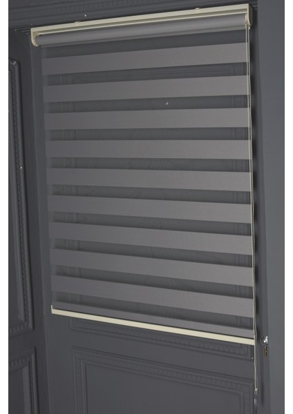 Gri Renkli Mutfak Oda Salon Ofis Cam Balkon zebra Stor Perde indirimleri