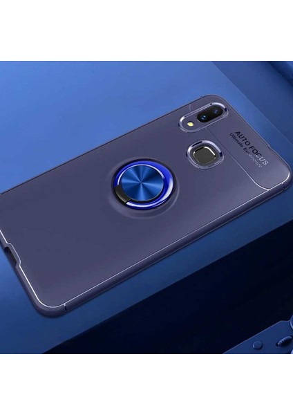 Samsung Galaxy A10S Kılıf Yüzüklü Magnetli Ravel Case