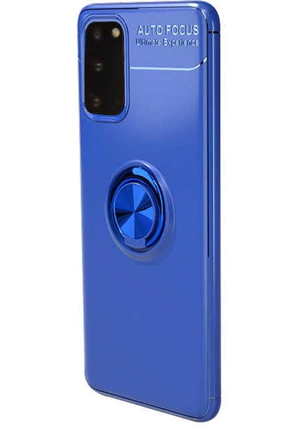 Samsung Galaxy S20 Kılıf Yüzüklü Magnetli Ravel Case